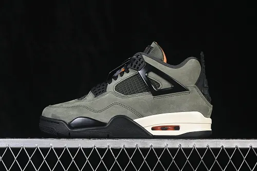 All categories Air Jordan Jordan series basketball shoes Air Jordan 4 LJR version Undefeated x Air Jordan 4 OG AJ4 Joe 4 olive green suede IB1519-200